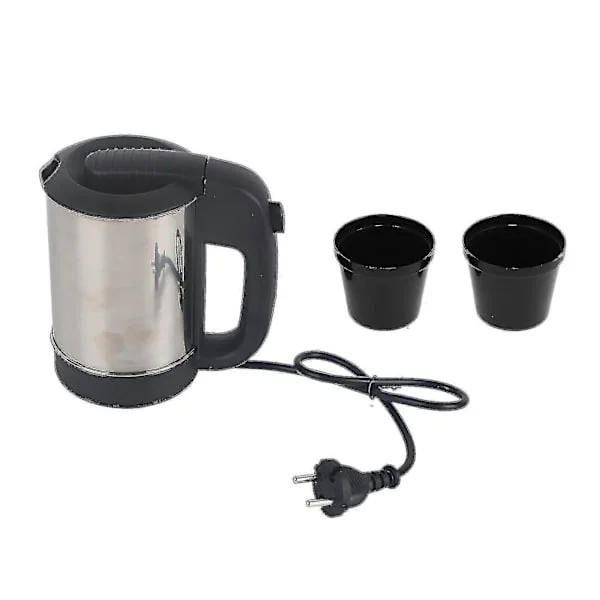 0,5l Mini Electric Kettle Stainless Steel Automatic Shut-off Portable Travel Kettle EU 220v-FX-