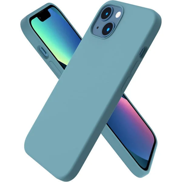 iPhone 13-deksel, flytende silikondeksel til 6,1-tommers iPhone 13, ultratynt deksel, støtsikkert beskyttende mykt deksel kaktus kaktus kaktus