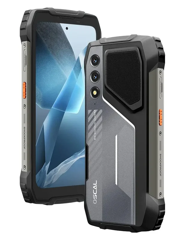 AliExpress - OSCAL Pilot 1 6,67'' Robustes Telefon, Gemini AI Android 14 Wasserdichtes Outdoor-Telefon 8 GB + 256 GB, Octa Core, 15000 mAh (33 W), 