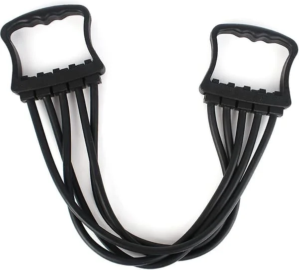 Bryst Expander Trækker, 5 Rør Bryst Expander Muskel Træningsudstyr Bryst Arm Expander Bryst Expander Fitness Justerbar Bryst Expander Til Hjemmet