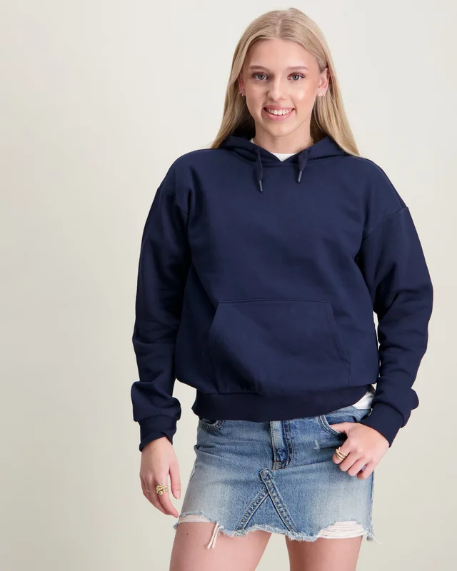 Gina Tricot Young Y oversized hoodie Blauw Hoodies Meisjes - Kids Brand Store