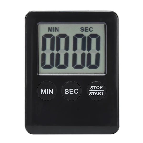 Digital Timer med Magnet - Köksklocka svart