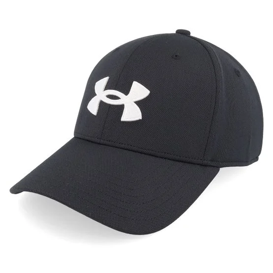 Under Armour - Svart adjustable Caps - Blitzing Black Adjustable @ Hatstore