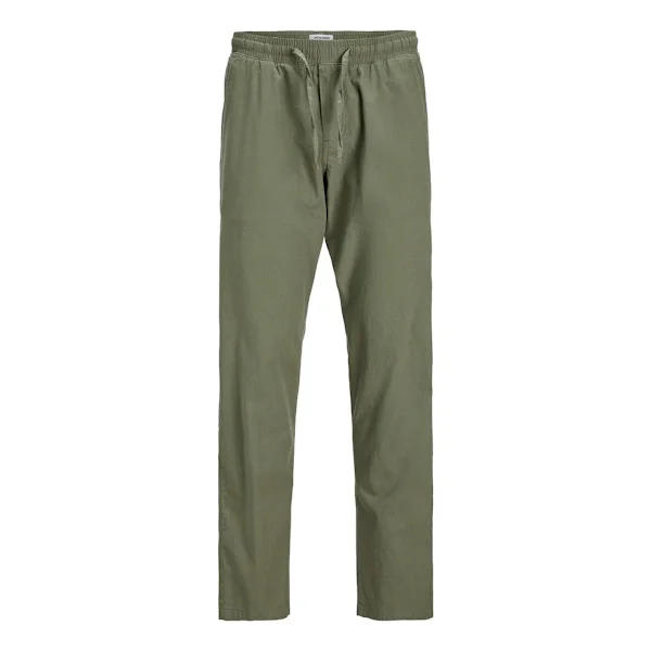 Jack And Jones Herr Linneblandning Relaxed Fit Byxor XL Oliv G
