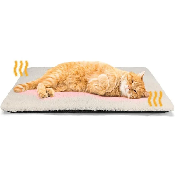 Värmedyna för husdjur - Självvärmande dyna för husdjur - 60*45cm Värmedyna för katt - Värmedyna för hund - Isolerad - Avtagbar - Lämplig för katter 
