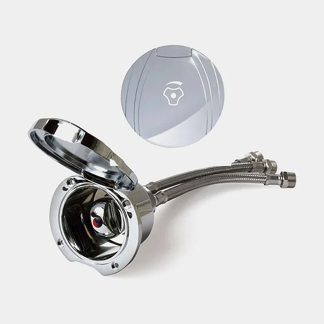 Suihkusekoittaja veneeseen upotettava Nuova Rade, 3/8" G (BSP), muovikansi, krominvärinen
