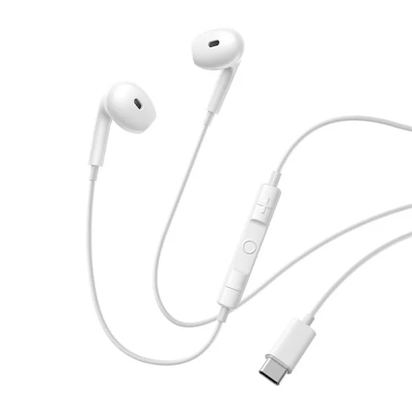 OS-Baseus Encok CZ19 Wired Headphones Moon White