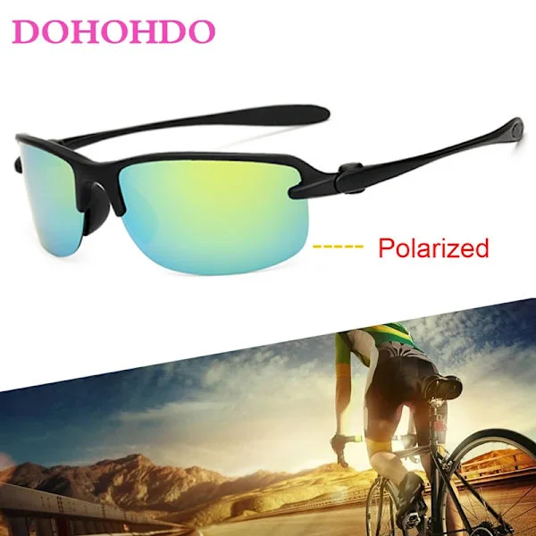 DOHOHDO Sports Solbriller Polariserede Polaroid Fiskesolbriller Sportsbriller Dame Solbriller Til Mænd UV400 De Sol Feminino