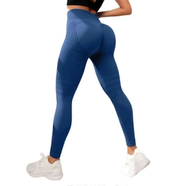 {YM}3D Cellulite Leggings Hög midja, rumplyftande magkontrollerande formande leggings Kompatibel med kvinnors fitness L