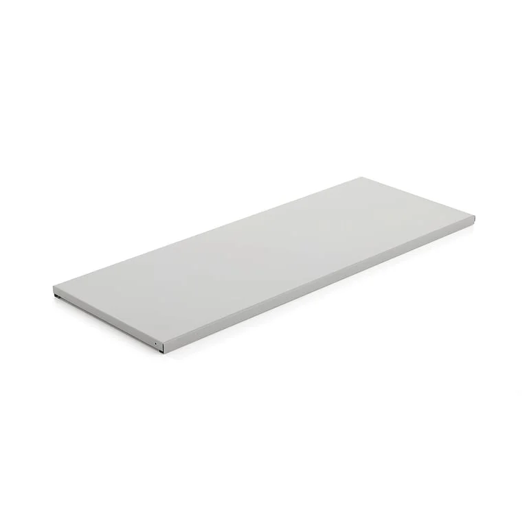 Shelf for metal storage cabinet CLICK, 910x350 mm, grey