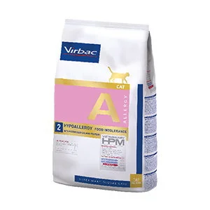 Virbac Cat A2 - Hypoallergent laxfoder för katter med foderallergi och intolerans, 3kg