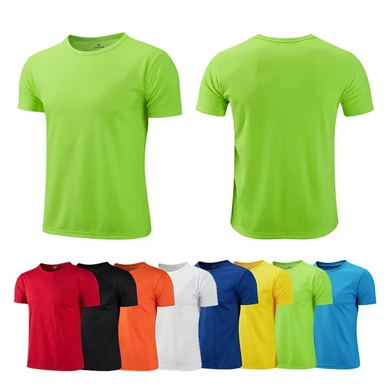 AliExpress - Schnell trocknendes Rundhals-Sport-T-Shirt für Fitnessstudio, Fitness-Shirt, Trainer, Lauf-T-Shirt für Herren, atmungsaktive 