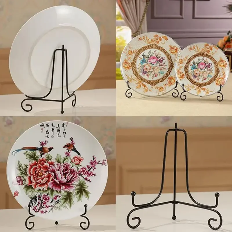 AliExpress - Décoration de la maison Photo socle support de livre présentoir plaque de fer noir support chevalet