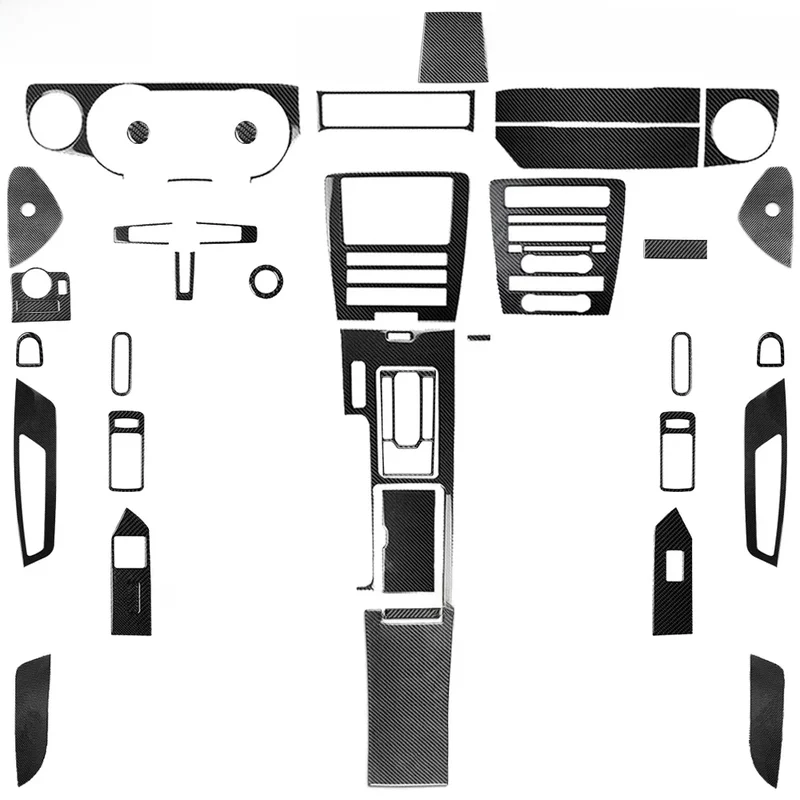 AliExpress - Für Ford Mustang 2009-2014 Carbon Fiber Getriebe Shift Dashboard Air Outlet Fenster Lift Lenkrad Anzug Auto Innen Aufkleber