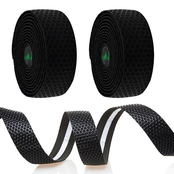 Styretape for sykkel, styretape for landeveissykkel, styreinnpakning 2 ruller for landeveissykler og sykling, med tilbehør