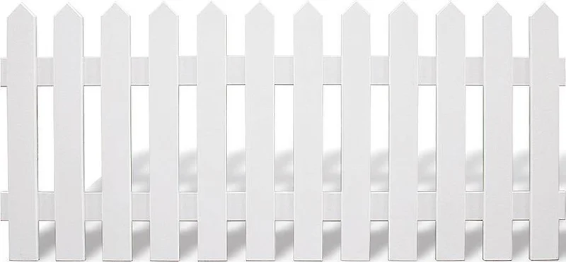 Jabo Smögen 3416 Staket 180x80 cm, vit, träskyddsbehandlad gran, Utemiljö
