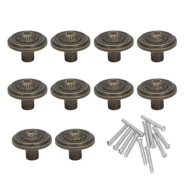 Skåpsknoppar Vintage Skåpsknoppar Lådknappar Retro Dörrknopp 10 Delar Byråknoppar Set Tillverkad av