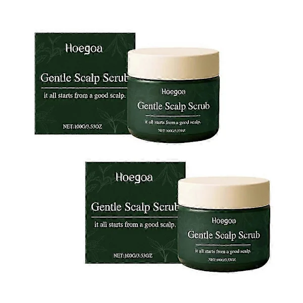 Hovedbundsscrub og shampoo med havsalt, eksfolierende og nærende hovedbund, mod skæl, lindring af kløende og skællende hovedbund 100g