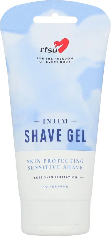 RFSU Intim Shave Gel 150 ml, Hudpleje, Hårfjerning, Barberskum & Gel