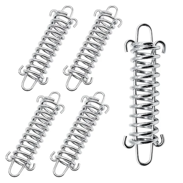 5 Stycken Fjädrar, Fjädrar För Solsegel, Spiral Fjädrar För Solsegel, Markislinspännare. Ett Måste För Campingresor [DB]