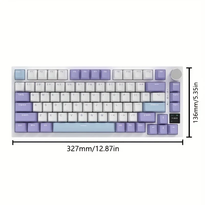 AliExpress - AJAZZ AK820 PRO mit Bildschirm Kabellose Mechanische Gaming-Tastatur Hot-Swappable RGB-Gaming-Tastatur mit Gasket-Design 2.4G/Bluetooth/