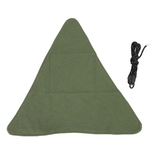 Stativ Pall Duk Bärbar Vikbar Triangel Pall Duk Hantverk Anti Scratch Canvas Camping Pall Duk för Fiske Militärgrön