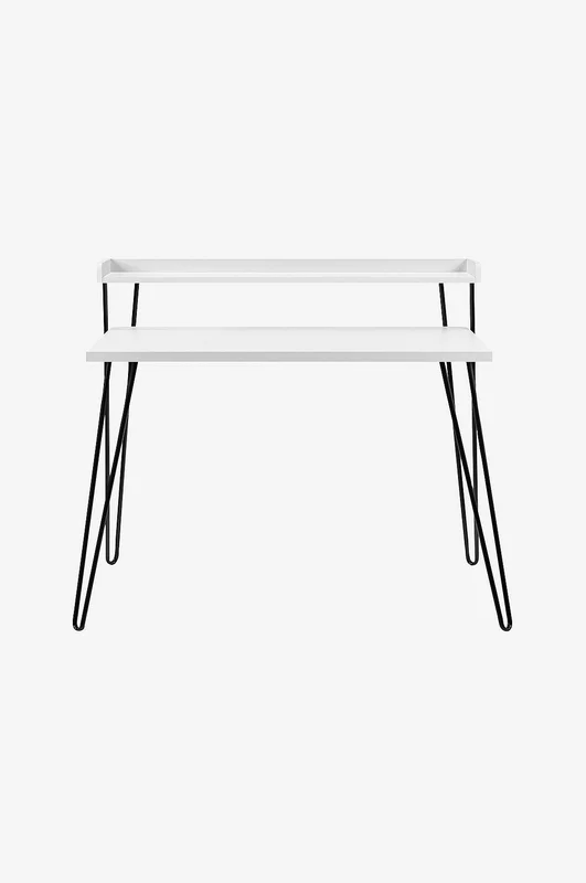 Dorel Home - Kirjoituspöytä Haven Retro - Valkoinen - Kirjoituspöydät - - Homeroom