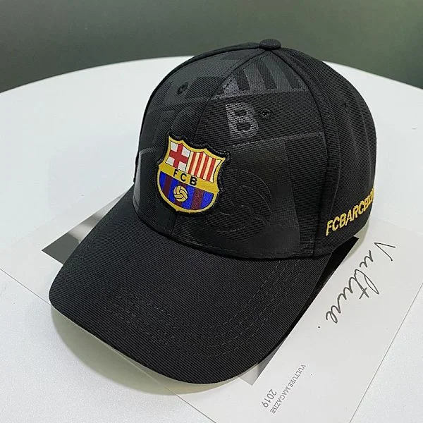 Lasten lippis | Mukava säädettävä lasten lippis FC Barcelona musta