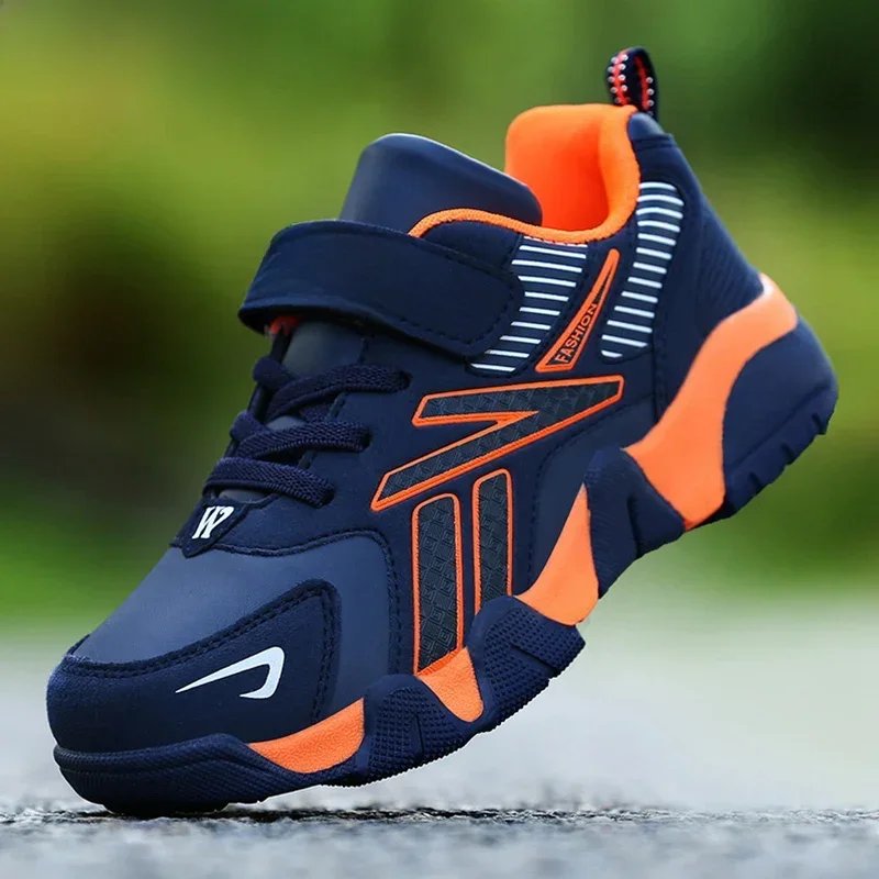 AliExpress - Baskets décontractées en cuir pour enfants, chaussures de tennis, chaussures de marche, chaussures de sport, course à pied, école, mode, 