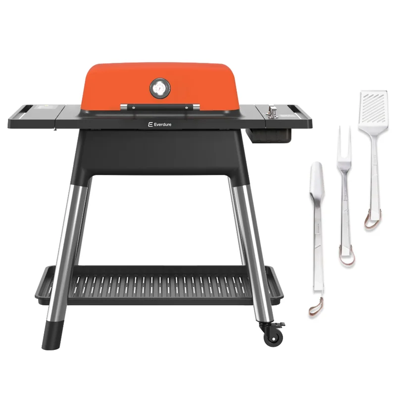 Everdure FORCE Gen III kaasugrilli työkalupaketilla, orange