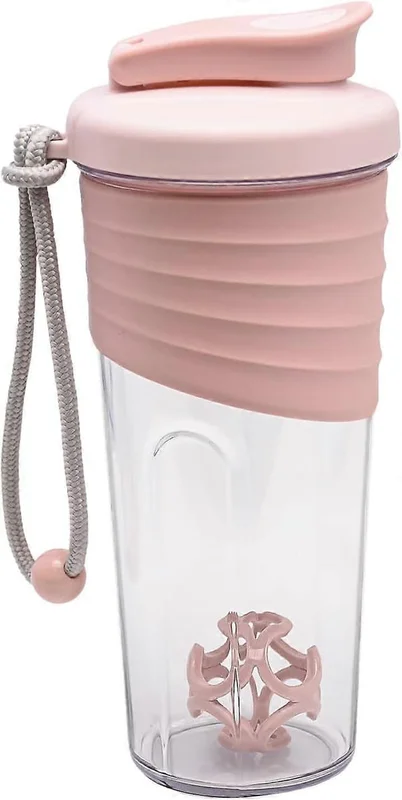 Protein Shaker Flaske 700ml, Shaker Kop Gym Shaker Flaske Milkshake med Mixerbold, Sporttilskud Shakers Lækagesikker