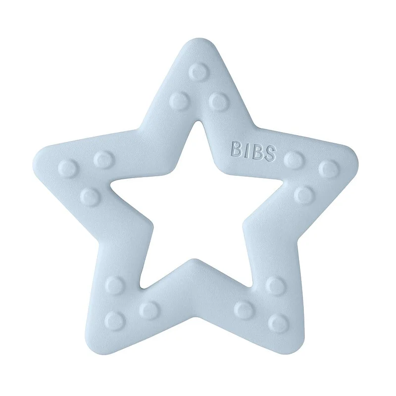 BIBS Baby Bidering Star Baby Blue, Børn & Forældre, Legetøj, Bideringe