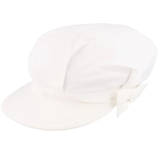 MJM Hats - Vit vega Keps - Susan W Cotton Off White Vega Cap @ Hatstore