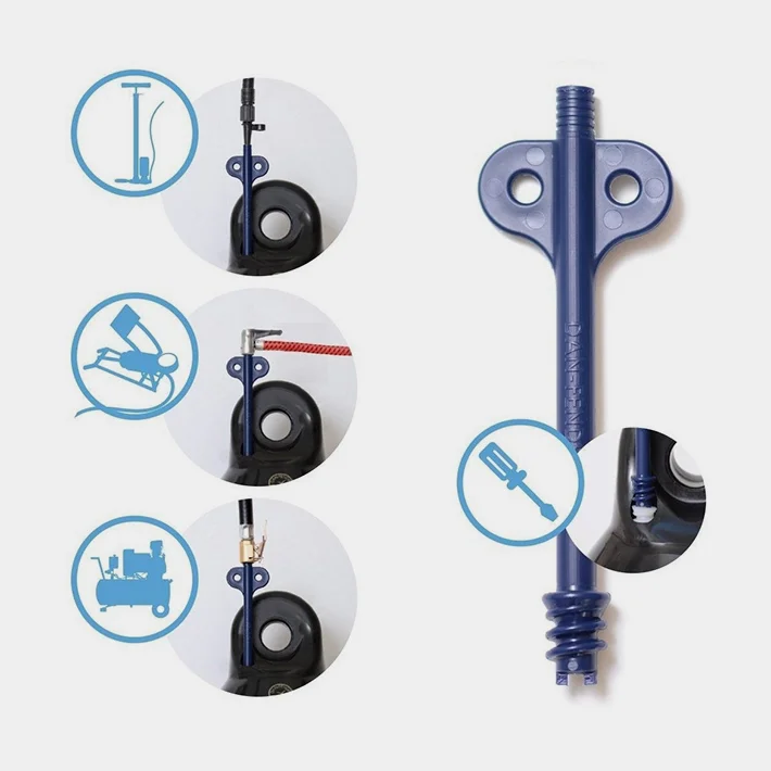 Kit de adaptador de válvula Dan-Fender, 1 conjunto, compatível com todos os Dan-Fender com válvula metálica (não compatível com Dan-Fender Light)