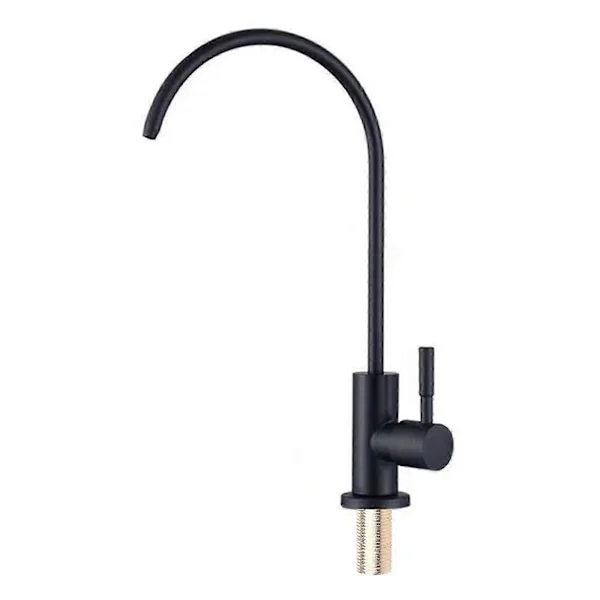 Drinking Water Faucet Kitchen Mixer Stainless Steel Water Filter Faucet -Yx Black