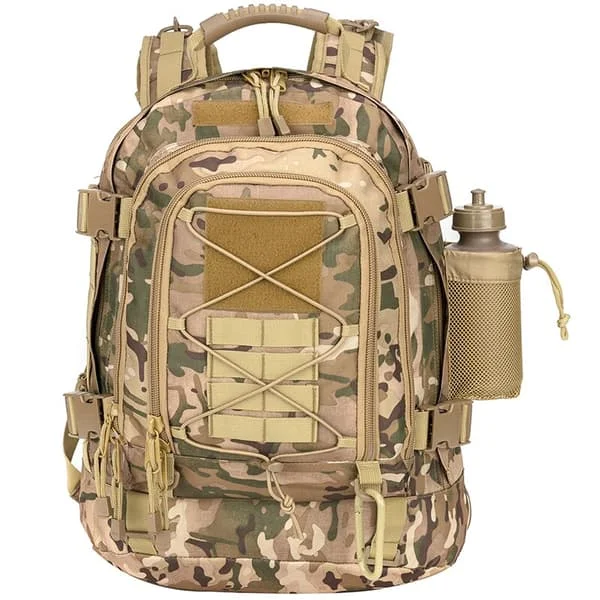 60L Stor Militär Taktisk Ryggsäck Army Molle Assault Ryggsäck Herr Ryggsäckar Resa Camping Jakt Vandring Expanderbar Ryggsäck -1