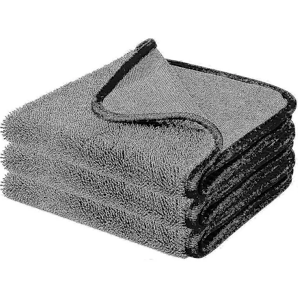 Ekstra store badehåndklær 40x60cm, 3-pakning hurtigtørkende absorberende dusjhåndklær for baderom og dusjkabinett vannfjerning