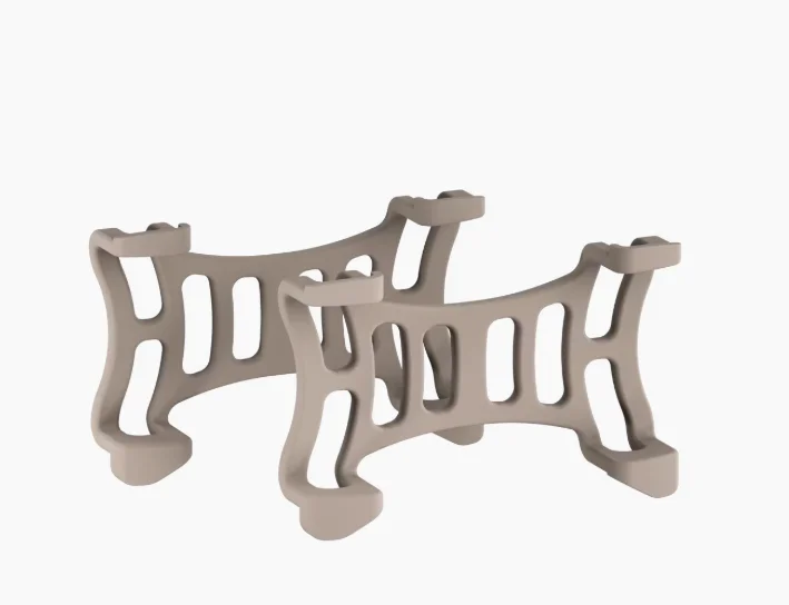 Tractive GPS Gummiklemmer Hund, Brun, 2 stk