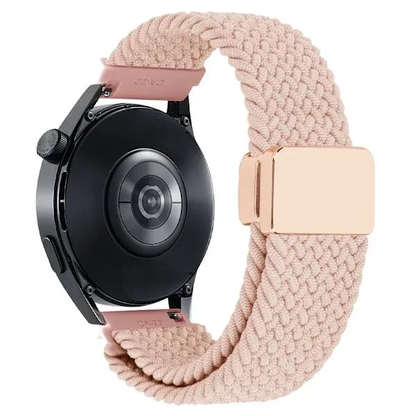 Kompatibelt Garmin Forerunner 570 265 255 Music Sport Nylonarmband Garmin Venu 3 2 Vivoactive 6 5 Band 20 22mm Magnetiskt Spänne Klockarmband