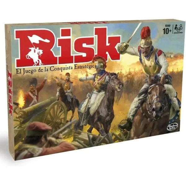 Hasbro Classic Risk Edition Brettspill - Tidløs Strategisk Moro