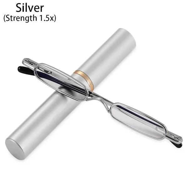 Slim Pen læsebriller Slim læsebriller SØLV STYRKE - Perfekt sølv Styrke 1.5x_tfrf sølv Styrke 1.5x