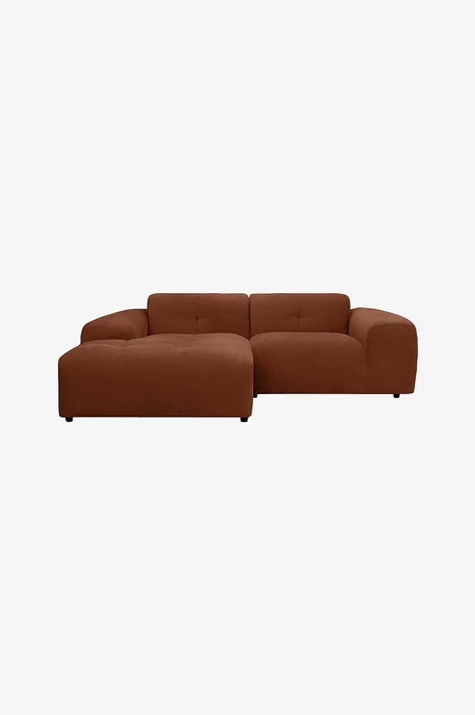 NORDICOMFY - Sofa Fab Liten sjeselong til venstre - Orange - Sofaer med sjeselong - Fra Homeroom
