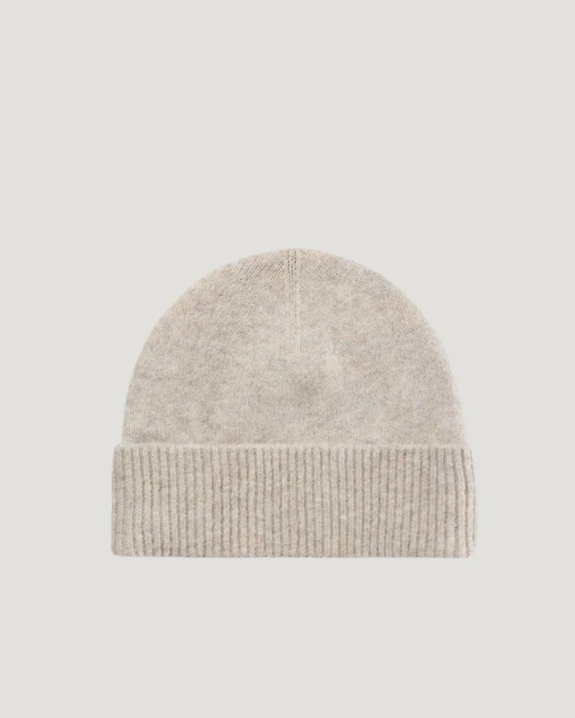 LMTD NLFLODET KNIT HAT Beżowy Czapki Dziewczyna - Kids Brand Store