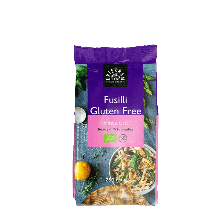 Urtekram Fusilli Pasta Glutenfri 250 g
