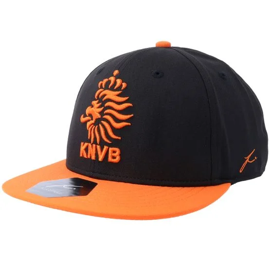 Fan Ink - Football Svart snapback Caps - Netherlands Football Beyond Borders Black/Orange Snapback @ Hatstore