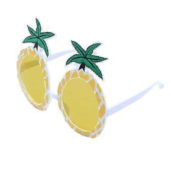 Ananas Briller Hawaii Frugt Briller Nyhed til Strand Luau Fest Luau Hawaii Fest Dekoration (Gul)