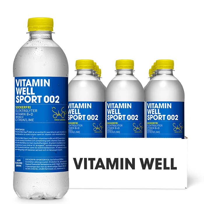 12 x Vitamin Well Vitamin juoma 500ml