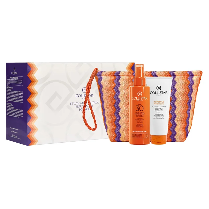Collistar Cofanetto Latte Spray Abbronzante Idratante SPF 30 1pz - Cofanetto Solare