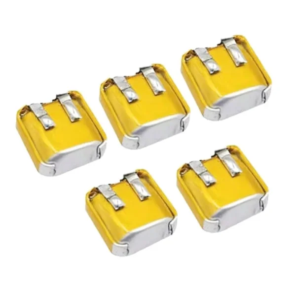 Pakke med 5 stk 3,7V 501012 40mAh LiPo batteri Polymer genopladelige lithium batterier sæt til hovedtelefoner
