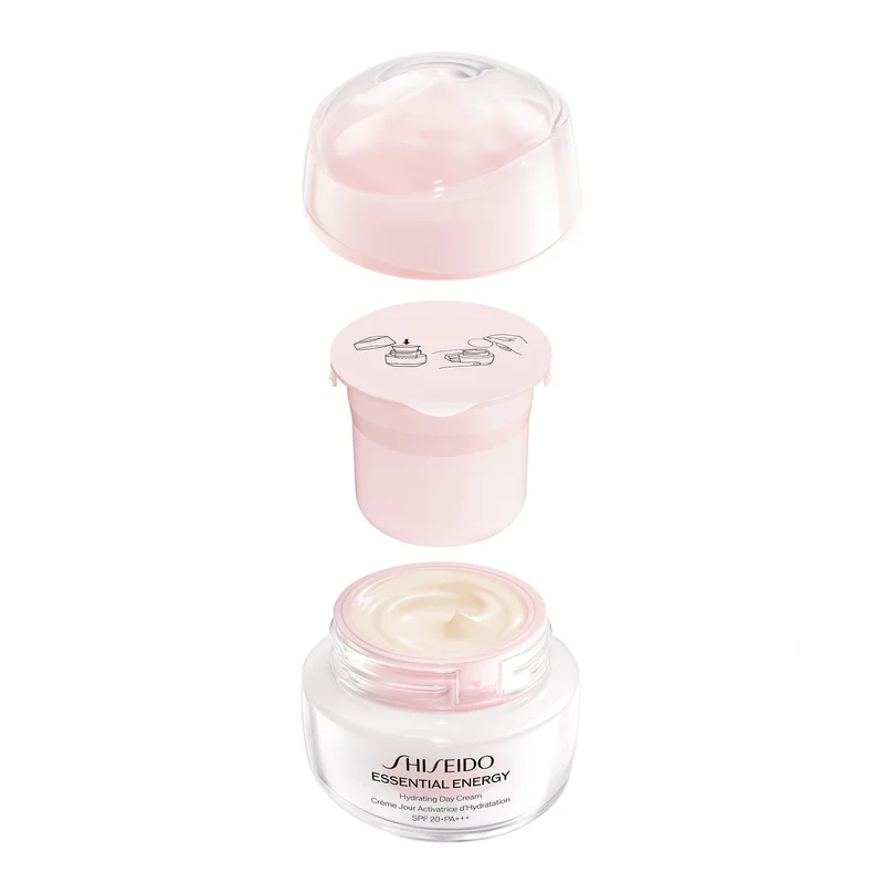 Shiseido Essential Energy Hydrating Day Cream SPF20 REFILL 50ml - Crema viso giorno idratante